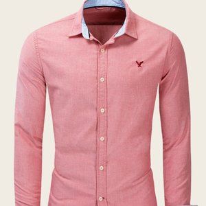 NEW-Men's Eagle Button Up